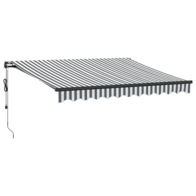 Copertină automată retractabilă - Antracit/Alb - 300x250 cm
