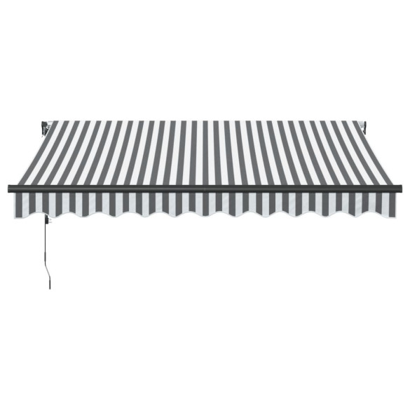 Copertină automată retractabilă - Antracit/Alb - 300x250 cm