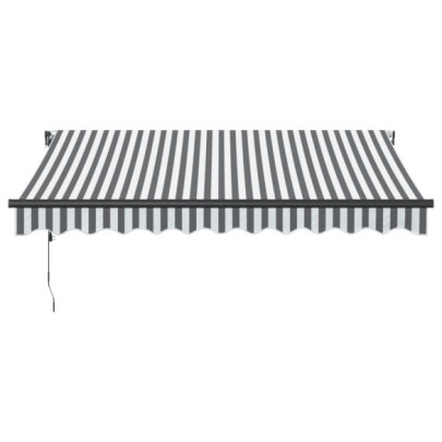 Copertină automată retractabilă - Antracit/Alb - 300x250 cm