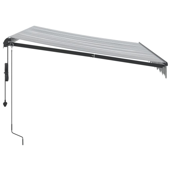Copertină automată retractabilă - Antracit/Alb - 300x250 cm