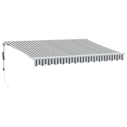Copertină Automată Retractabilă 350x250cm - Antracit/Alb
