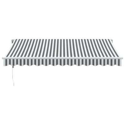 Copertină Automată Retractabilă 350x250cm - Antracit/Alb