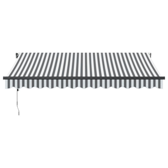 Copertină Automată Retractabilă 350x250 cm - Antracit/Alb
