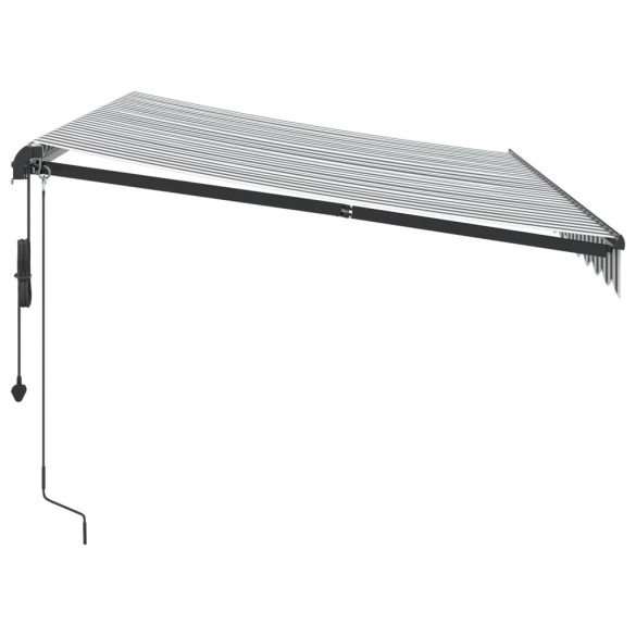 Copertină Automată Retractabilă 350x250 cm - Antracit/Alb