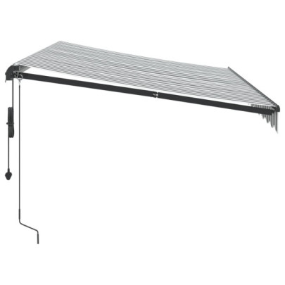 Copertină Automată Retractabilă 350x250 cm - Antracit/Alb