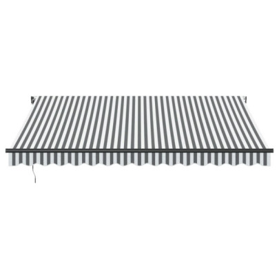 Copertină automată retractabilă 4x3m - Antracit/Alb - Livrare Gratuită