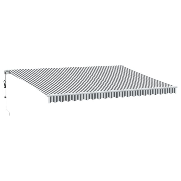 Copertină Automată Retractabilă 5x3m - Antracit/Alb | Livrare Gratuită