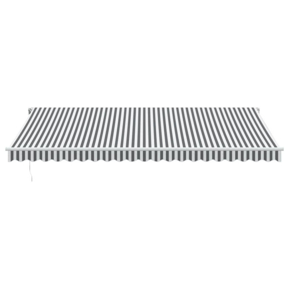 Copertină Automată Retractabilă 5x3m - Antracit/Alb | Livrare Gratuită