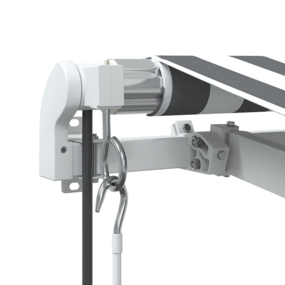Copertină Automată Retractabilă 5x3m - Antracit/Alb | Livrare Gratuită