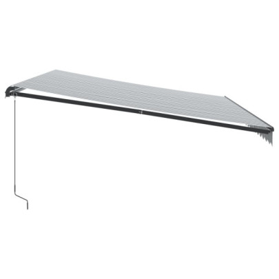 Copertină Retractabilă Manuală cu LED - 500x300 cm
