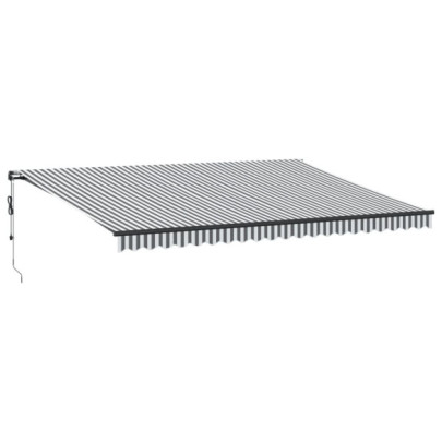 Copertină automată cu LED și senzor vânt - 500x300 cm