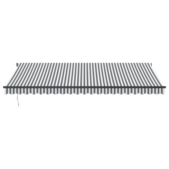 Copertină automată cu LED și senzor vânt - 500x300 cm