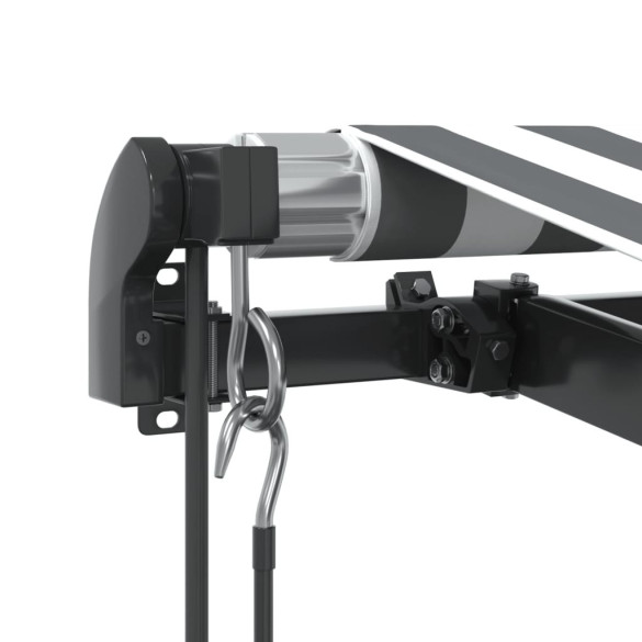 Copertină automată cu LED și senzor vânt - 500x300 cm