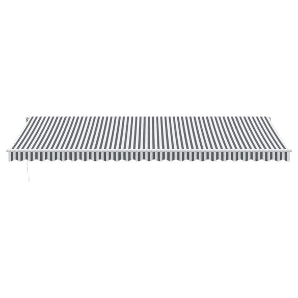 Copertină Retractabilă Automată 6x3m - Antracit/Alb - Livrare Gratuită