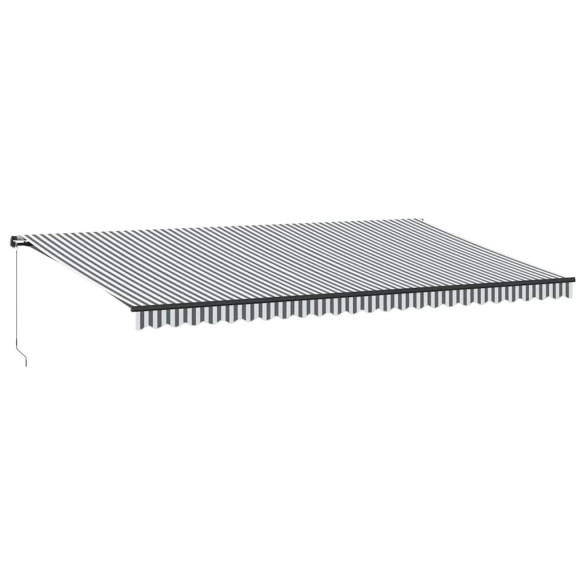 Copertină Retractabilă Manuală cu LED - 600x300 cm