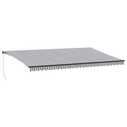 Copertină Retractabilă Manuală cu LED - 600x300 cm