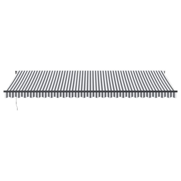 Copertină Retractabilă Manuală cu LED - 600x300 cm