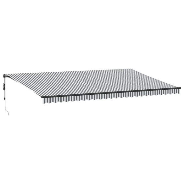 Copertină Automată Retractabilă 6x3m - Antracit/Alb | Livrare Gratuită