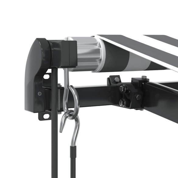 Copertină Automată Retractabilă 6x3m - Antracit/Alb | Livrare Gratuită