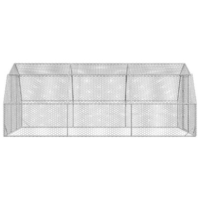 Coteț Păsări Oțel Galvanizat 15m² | Livrare Gratuită