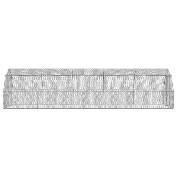 Creșterea găinilor 2,5x10m Oțel galvanizat | Livrare Gratuită