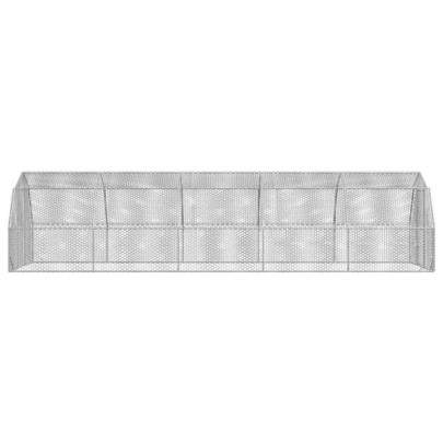 Creșterea găinilor 2,5x10m Oțel galvanizat | Livrare Gratuită
