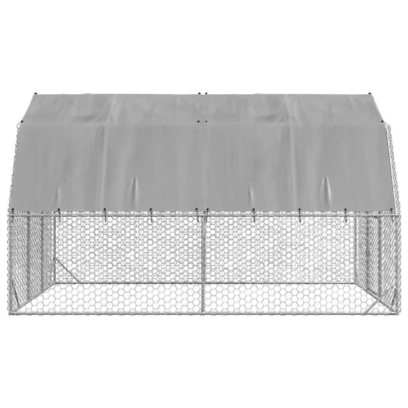 Adăpost Găini 2,5x4m Oțel Galvanizat - Livrare Gratuită