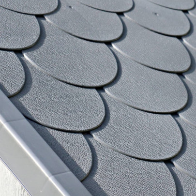 Cușcă Câini Exterior - Gri, Plastic Rezistent la UV | Livrare Gratuită