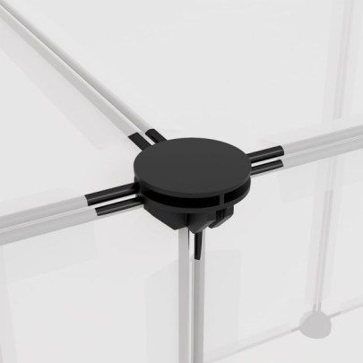 Cușcă Transparentă pentru Animale Mici, PP și Oțel | Livrare Gratuită