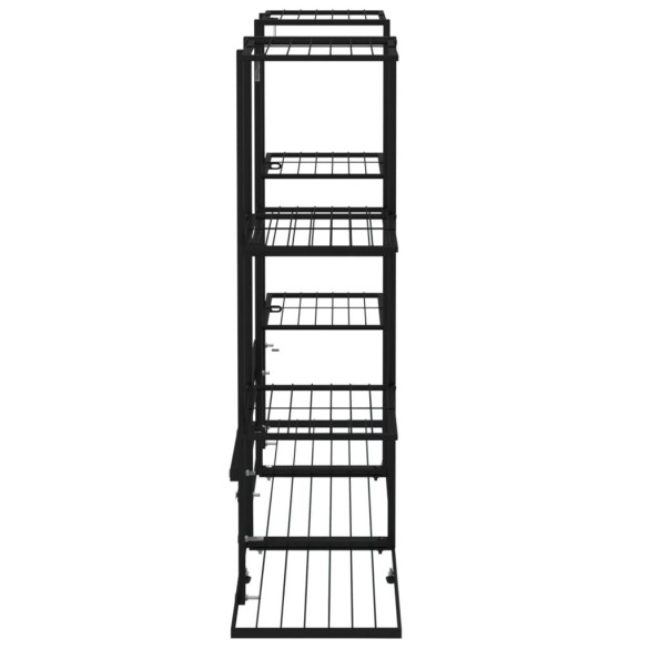 Suport Flori Metalic Negru - Rafat Plantas Interior/Exterior