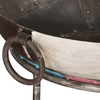 Vatră de Foc din Fier - 55x55x38 cm - Livrare Gratuită