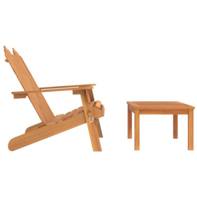Set Mobilier Grădină Adirondack - Lemn Acacia - Livrare Gratuită