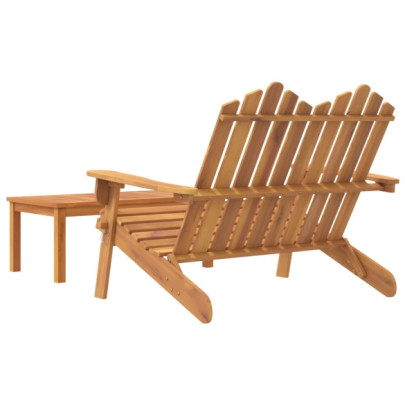 Set Mobilier Grădină Adirondack - Lemn Acacia - Livrare Gratuită