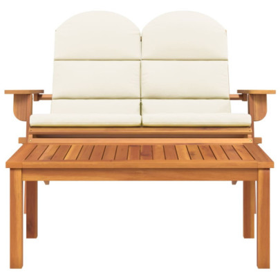 Set Mobilier Grădină Adirondack - Lemn Acacia - Livrare Gratuită