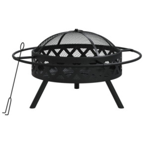 Vatră de Foc XXL 70 cm Oțel - Livrare Gratuită 2