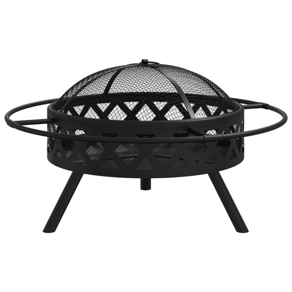 Vatră de Foc XXL 70 cm Oțel - Livrare Gratuită Vatră de Foc XXL 70 cm Oțel - Livrare Gratuită