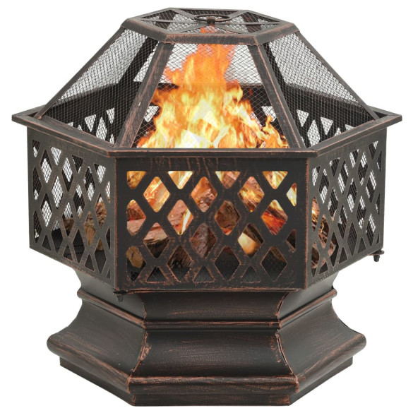 Vatră de Foc Rustică XXL din Oțel - Livrare Gratuită Vatră de Foc Rustică XXL din Oțel - Livrare Gratuită