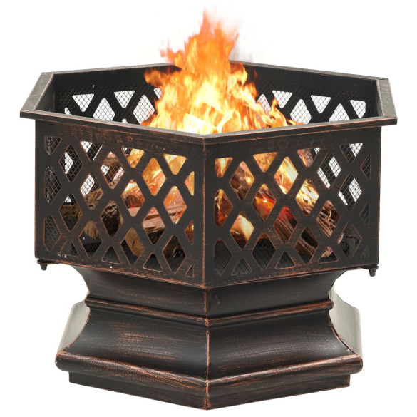 Vatră de Foc Rustică XXL din Oțel - Livrare Gratuită Vatră de Foc Rustică XXL din Oțel - Livrare Gratuită