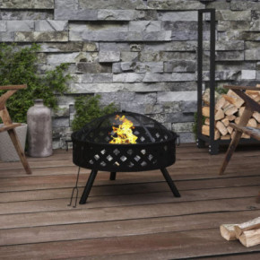 Vatră de Foc XXL, 58 cm, Oțel - Comandă cu Livrare Gratuită