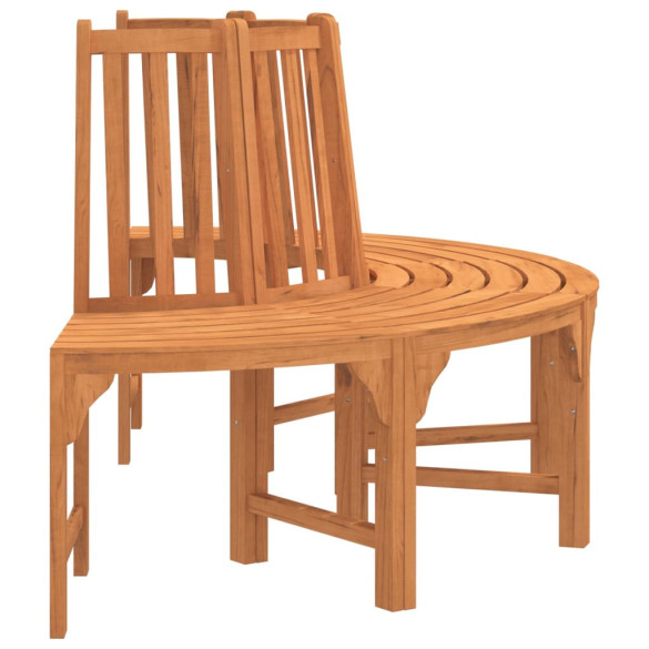 Bancă semicirculară copac - Lemn eucalipt | Livrare gratuită