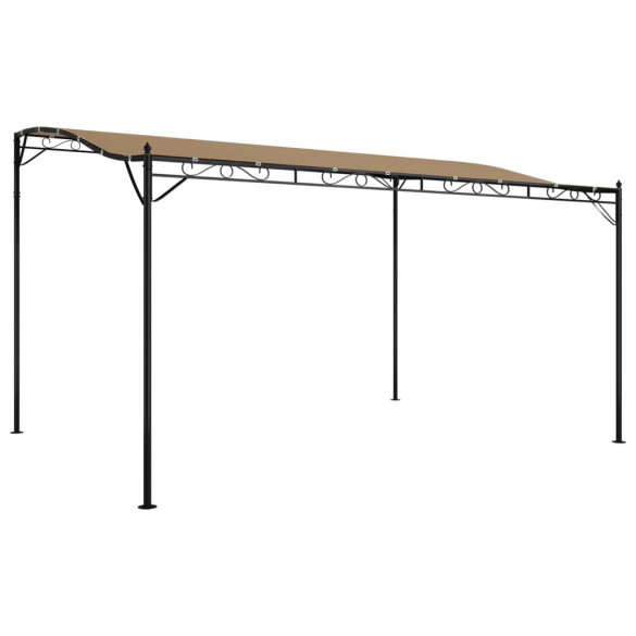 Baldachin Gri Taupe 4x3m - Acoperiș Exterior Rezistent