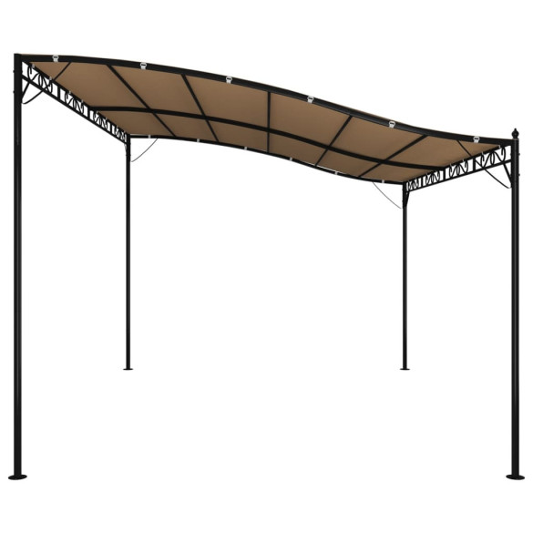 Baldachin Gri Taupe 4x3m - Acoperiș Exterior Rezistent