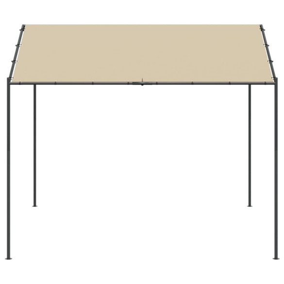 Cort Pavilion 3x3m Bej - Oțel și Textil | Livrare Gratuită