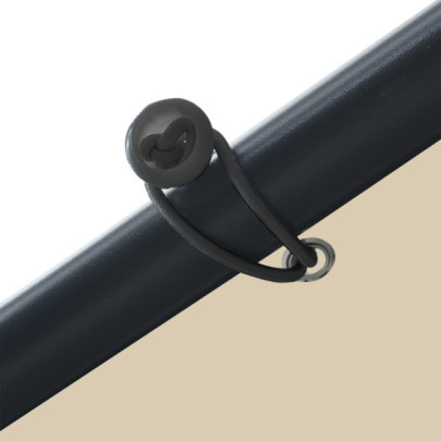 Cort Pavilion 3x3m Bej - Oțel și Textil | Livrare Gratuită