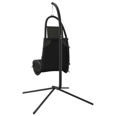 Scaun Balansoar Grădină cu Pernă - Oxford/Oțel | Livrare Gratuită