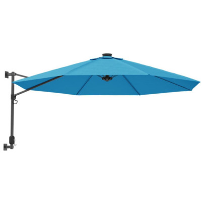 Umbrelă Soare Montată Perete 290 cm - Albastru Marin