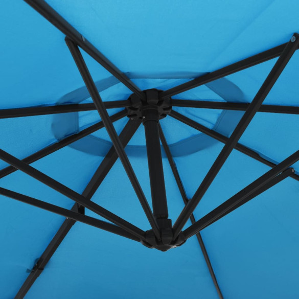 Umbrelă Soare Montată Perete 290 cm - Albastru Marin