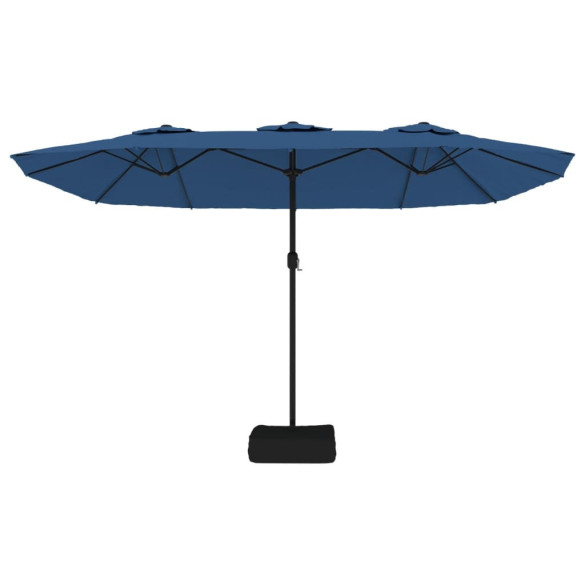 Umbrelă Grădină cu Două Capete - Albastru Azuriu 449x245 cm