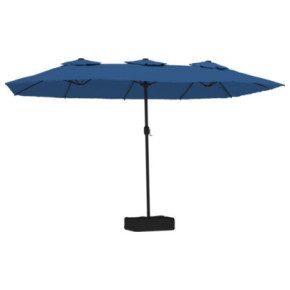 Umbrelă Grădină cu LED-uri 449x245 cm | Livrare Gratuită 2