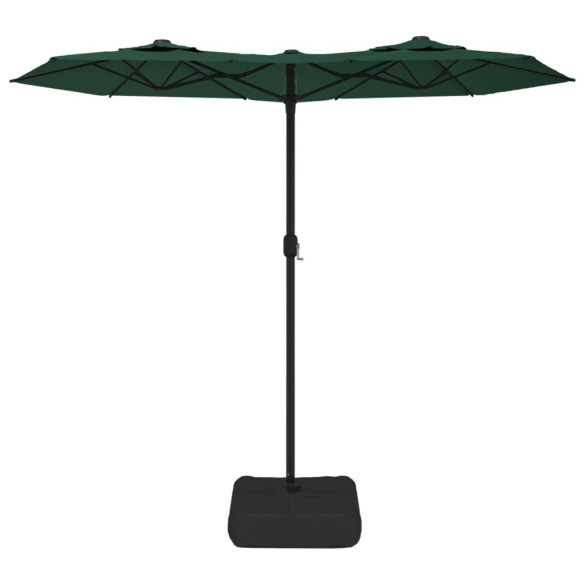 Umbrelă de Soare cu Două Capete - Verde, Protecție UV